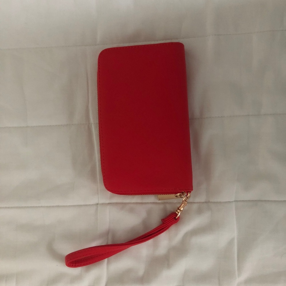 Red wallet/wristlet